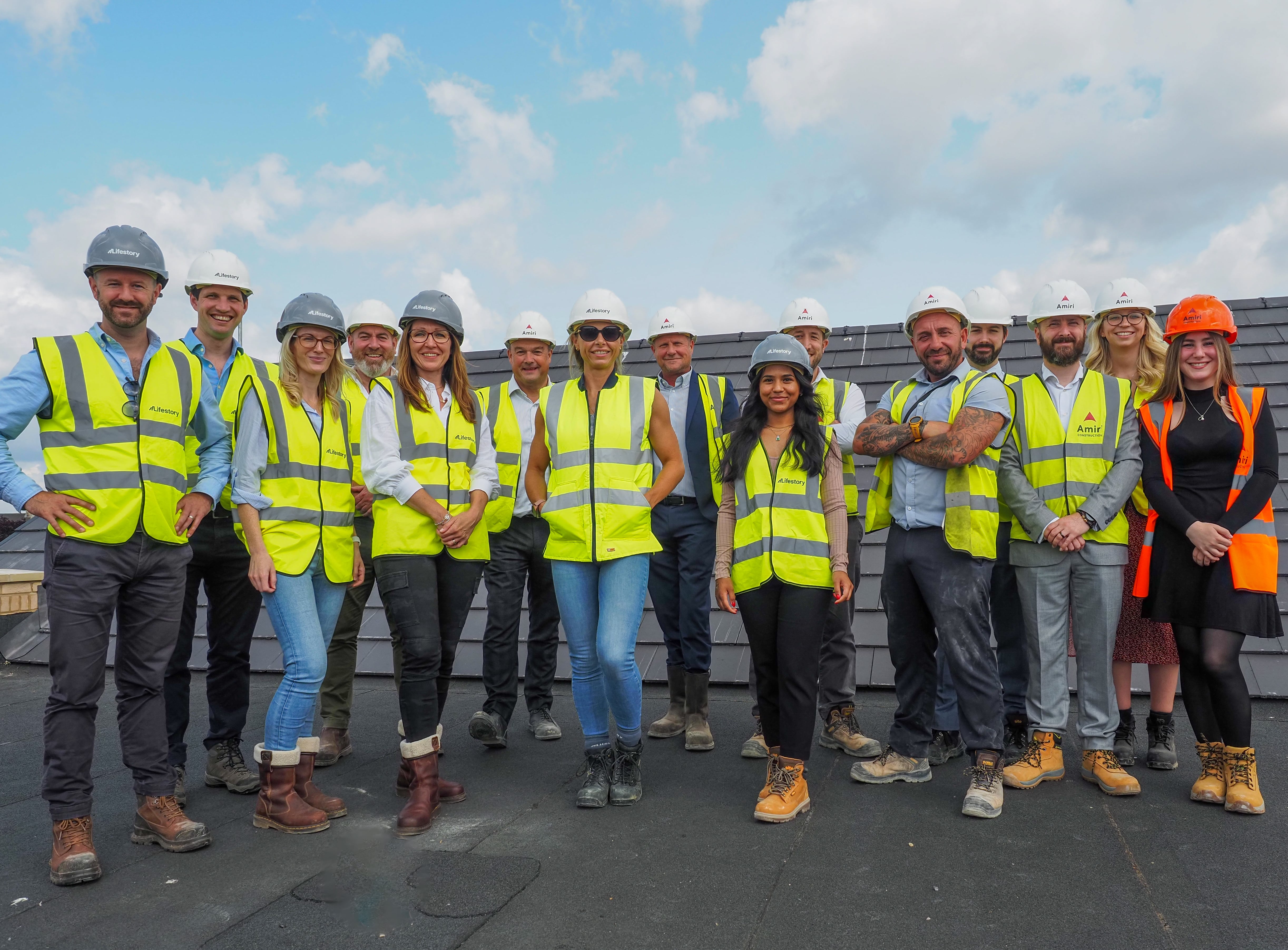 Lymington Gate Topping out