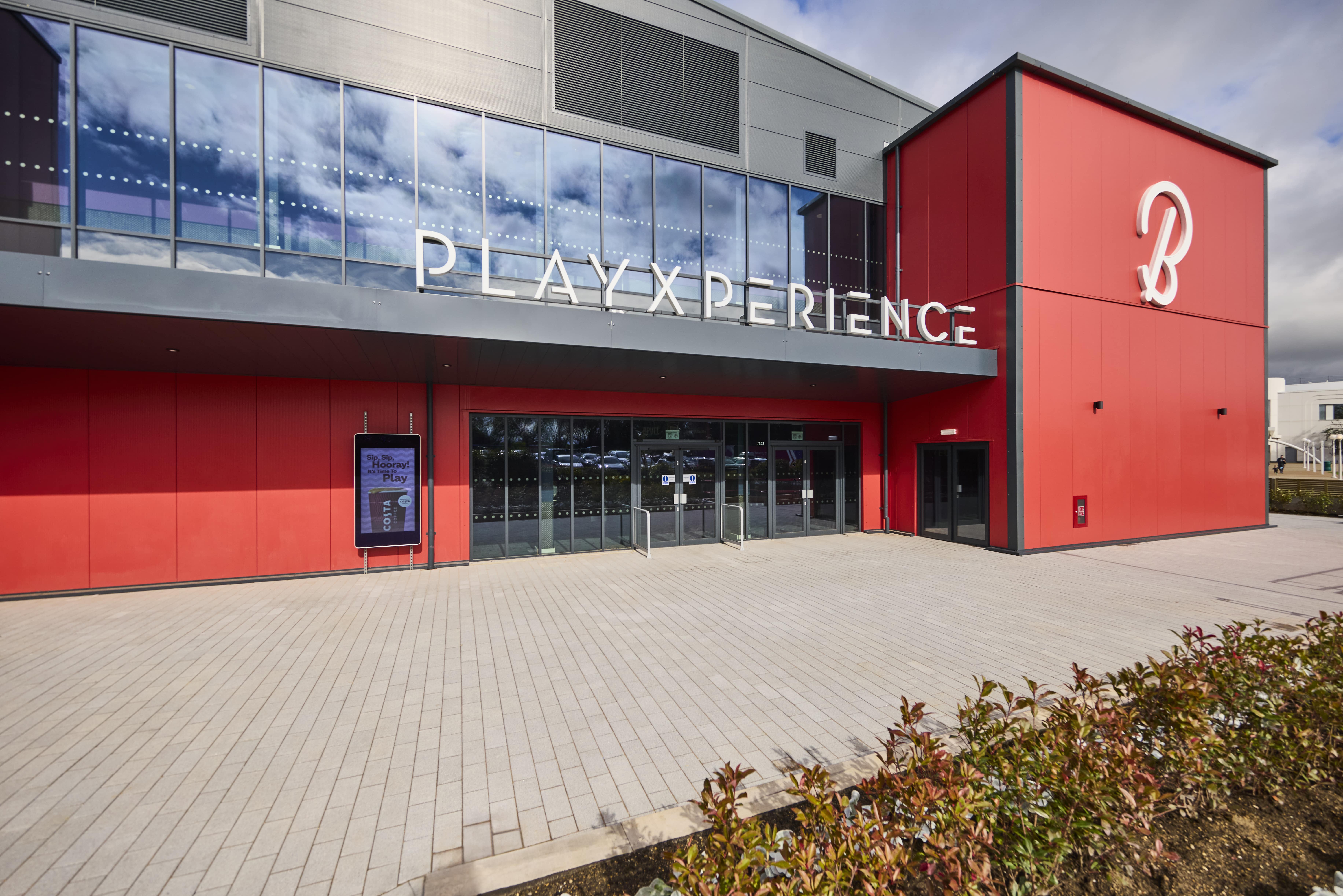 Completion of the space-themed PLAYXPERIENCE activity centre at Butlin's Holiday Park in Bognor Regis! 